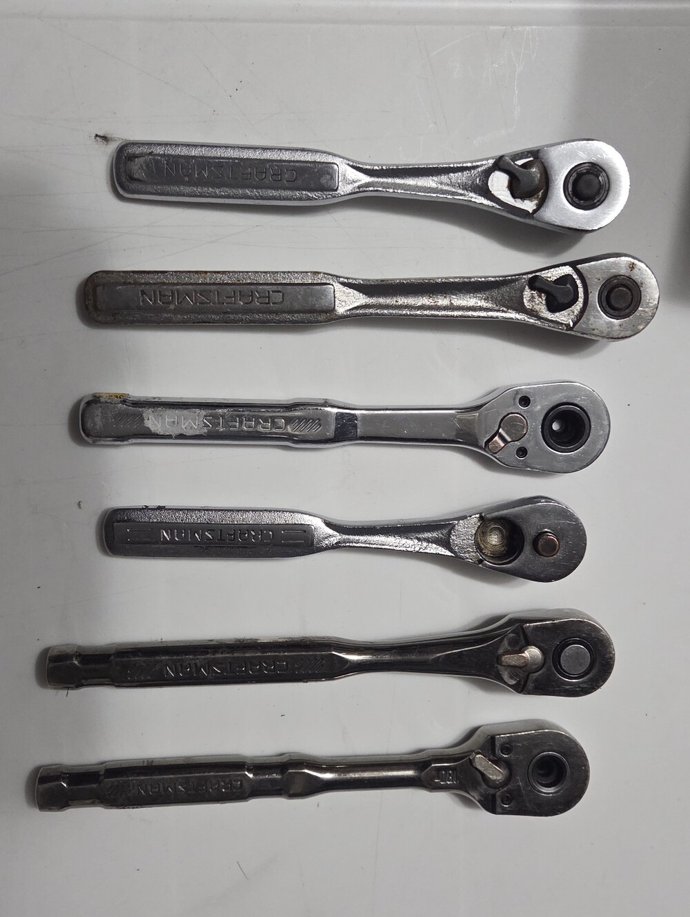 Vintage Craftsman ratchet Lot of 6
